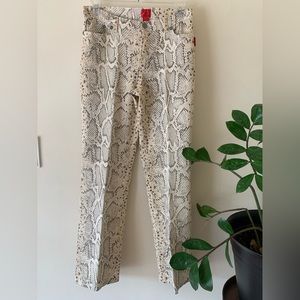 V Cristina NWT Snake print pant size 10